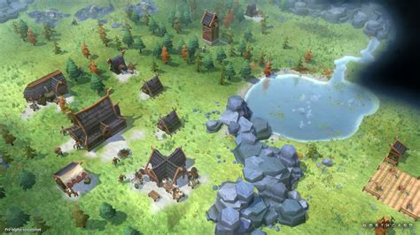 Northgard, um jogo de estratégia viking com elementos de gerenciamento e mitologia nórdica!